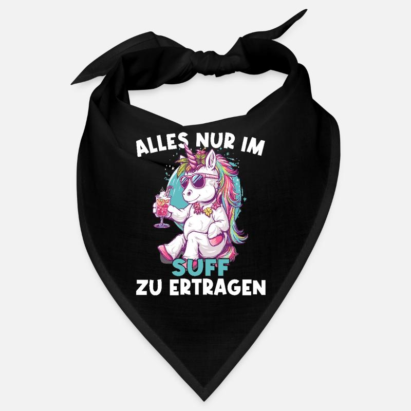 Buntes Erfrischendes Cocktail Einhorn Bandana