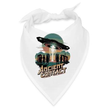 Uralte Astronauten-Begegnung mit Stonehenge UFO - Bandana - Weiß - Vorne