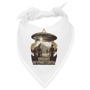 Ursprünge jenseits der Erde UFO Uralter Mythos - Bandana - Weiß - Vorne