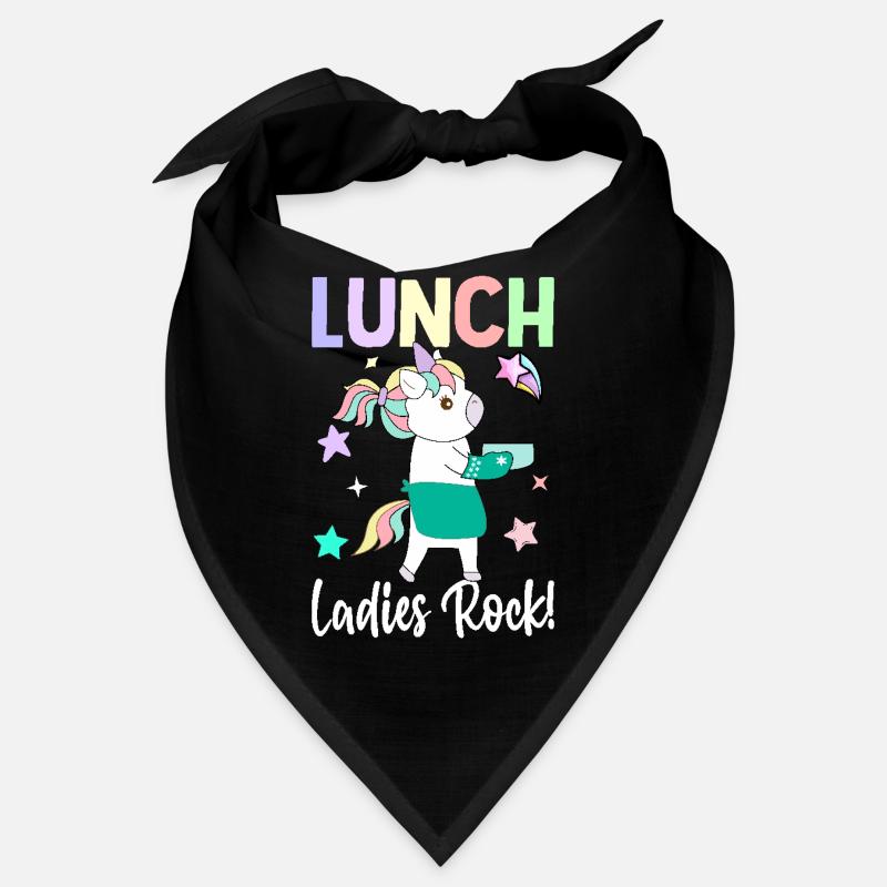 Déjeuner mesdames rock ! Déjeuner Lady Cafeteria Crew Bandana