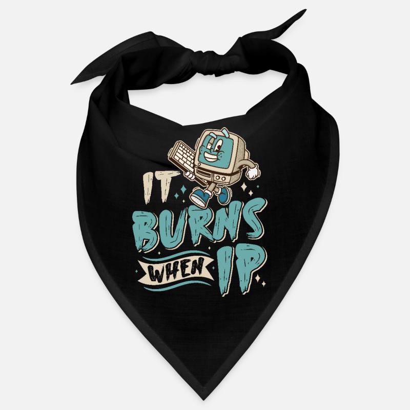 Funny saying "It Burns when I Pee"! Sarcastic Bandana