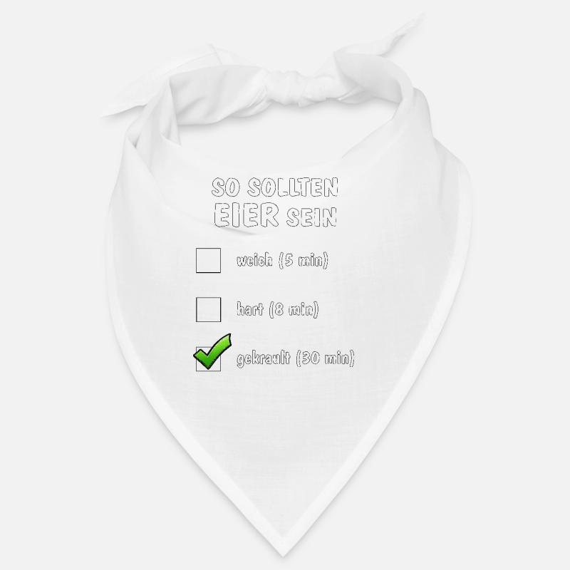 VOICI COMMENT DEVRAIENT ÊTRE LES ŒUFS Bandana