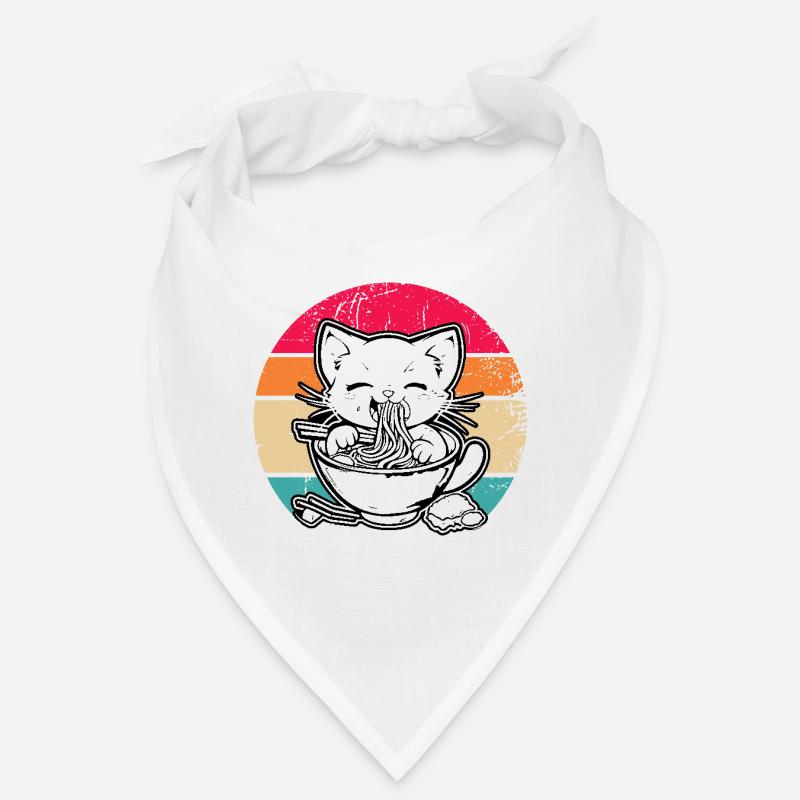 Anime Ramen Nourriture Drôle Cadeau Design Bandana