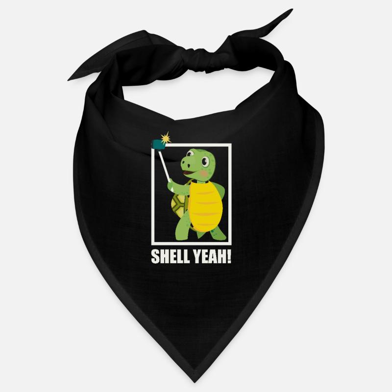 Tank Yes! - Funny turtle selfie design Bandana