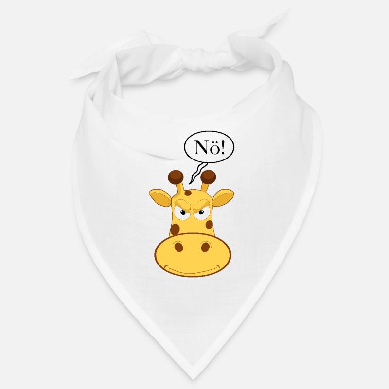 Statement Nope Giraffe, No Fun Comic, Just Nope Bandana