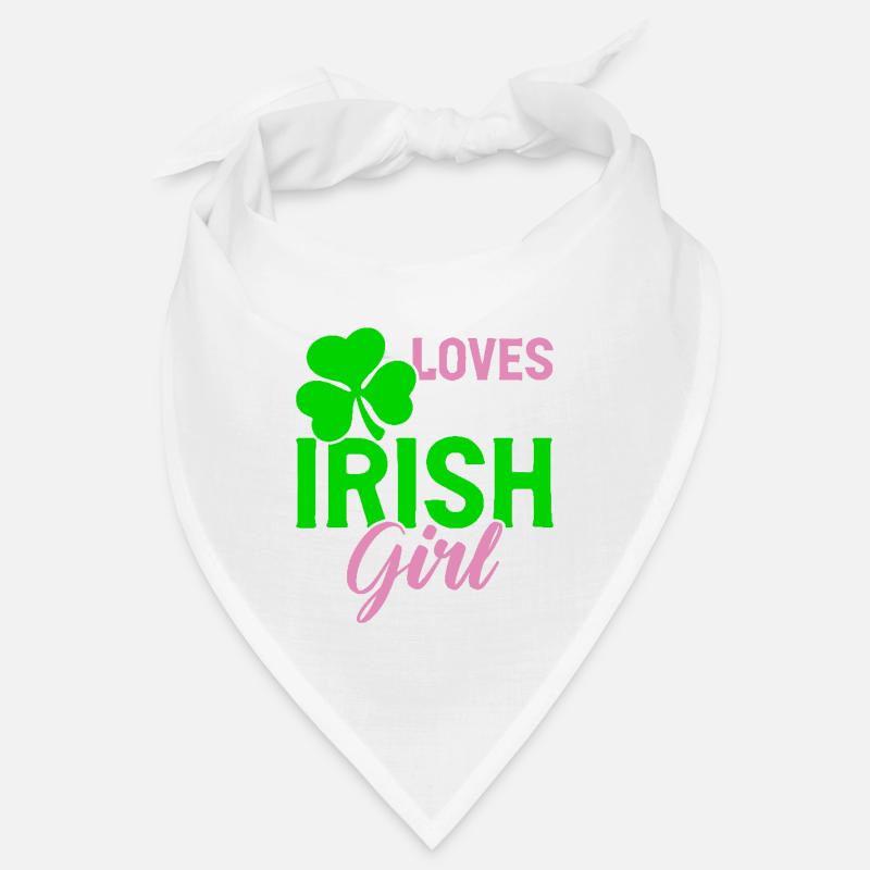 St. Patricks Day Liebe Jeder liebt ein irisches Bandana