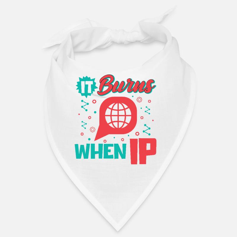 Lustiger Spruch "It Burns when i Pee"! Bandana