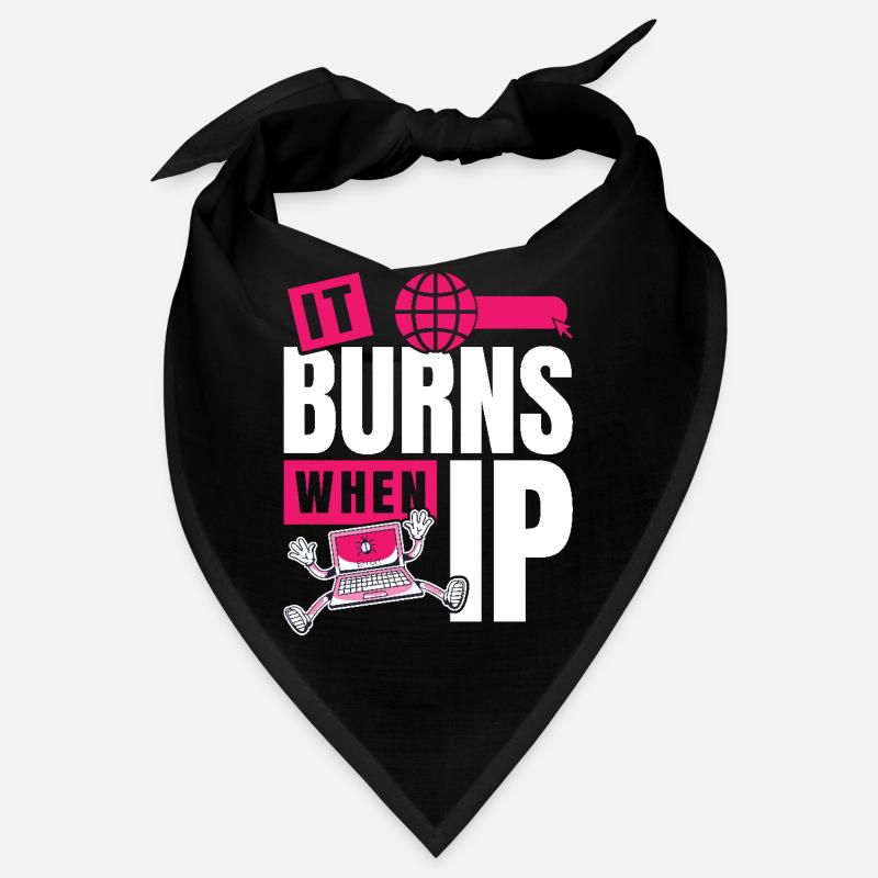 Lustiger Spruch "It Burns when i Pee"! Bandana