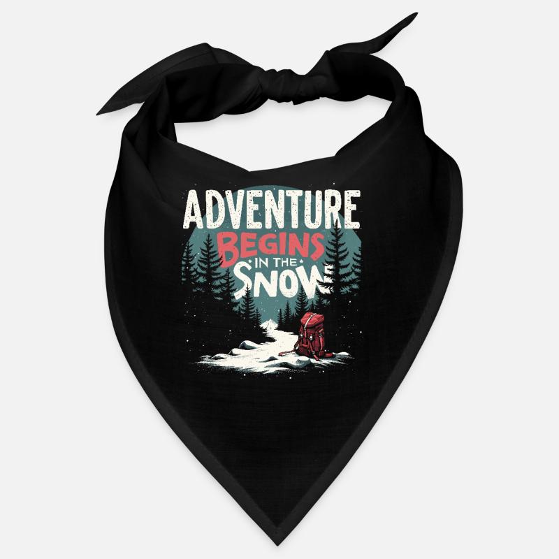 Campeur d’hiver Camping sur neige Aventure Bandana