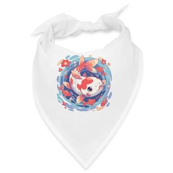 Kois Koi Karpfen - Bandana - Weiß - Vorne