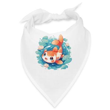 Kois Koi Karpfen - Bandana - Weiß - Vorne