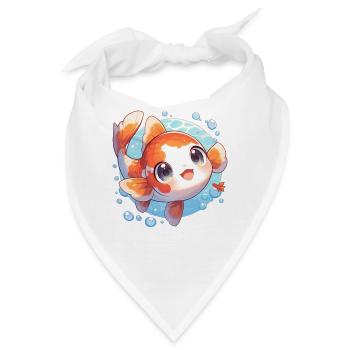Kois Koi Karpfen - Bandana - Weiß - Vorne