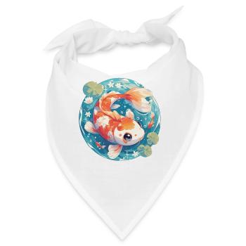 Kois Koi Karpfen - Bandana - Weiß - Vorne