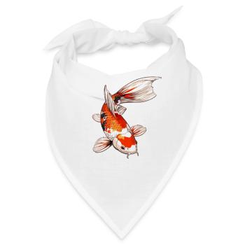 Kois Koi Karpfen - Bandana - Weiß - Vorne