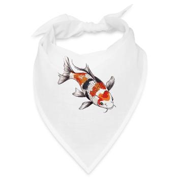Kois Koi Karpfen - Bandana - Weiß - Vorne