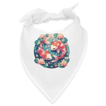 Kois Koi Karpfen - Bandana - Weiß - Vorne