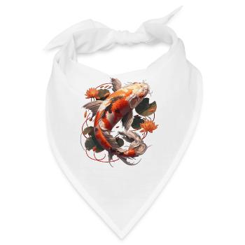 Kois Koi Karpfen - Bandana - Weiß - Vorne