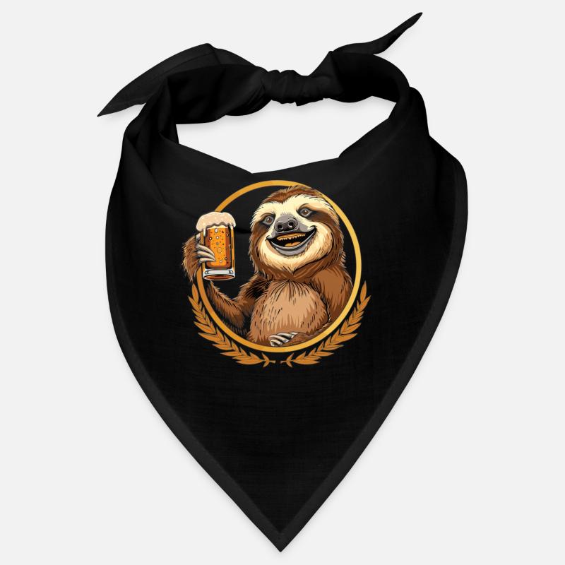 Sloth Beer Beer Drinker Bandana