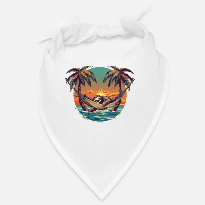 Sloth Hammock, Beach, Chill Bandana