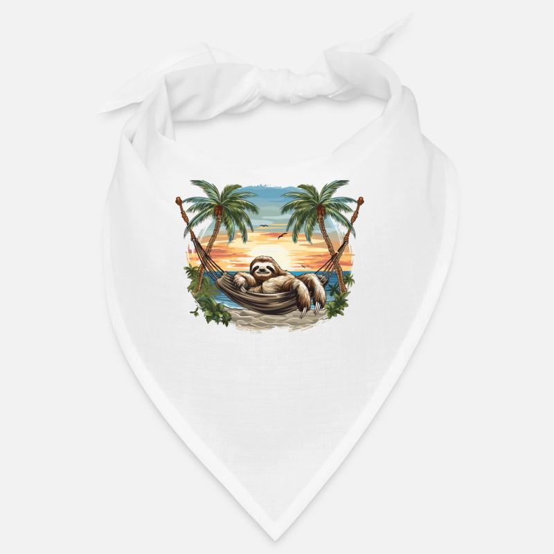 Sloth Hammock, Beach, Chill Bandana