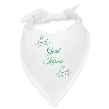 Good Karma - Bandana - Weiß - Vorne