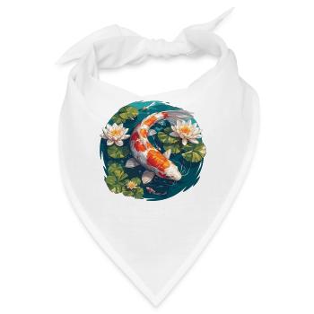 Kois Koi Karpfen - Bandana - Weiß - Vorne