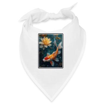 Kois Koi Karpfen - Bandana - Weiß - Vorne