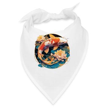 Kois Koi Karpfen - Bandana - Weiß - Vorne