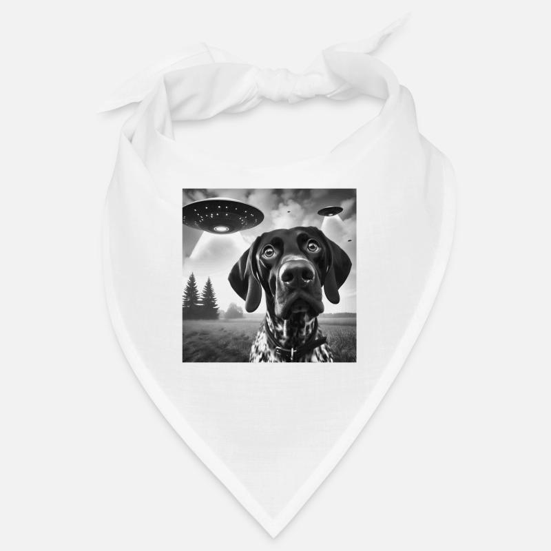 German Shorthaired Pointer Funny Sci-fi Graphic Se Bandana