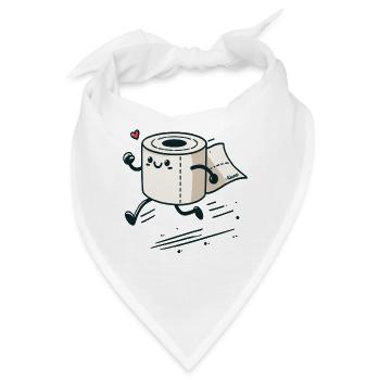 Schnelles Notfall-Toilettenpapier - Bandana - Weiß - Vorne