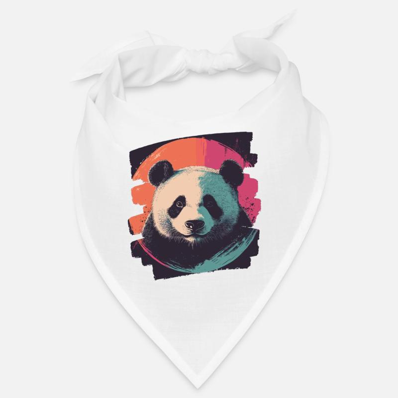 Pandabär Retro Bandana