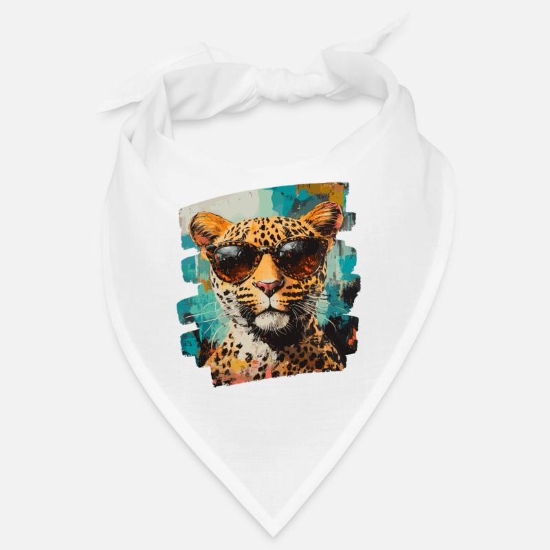 Léopard Rétro Bandana
