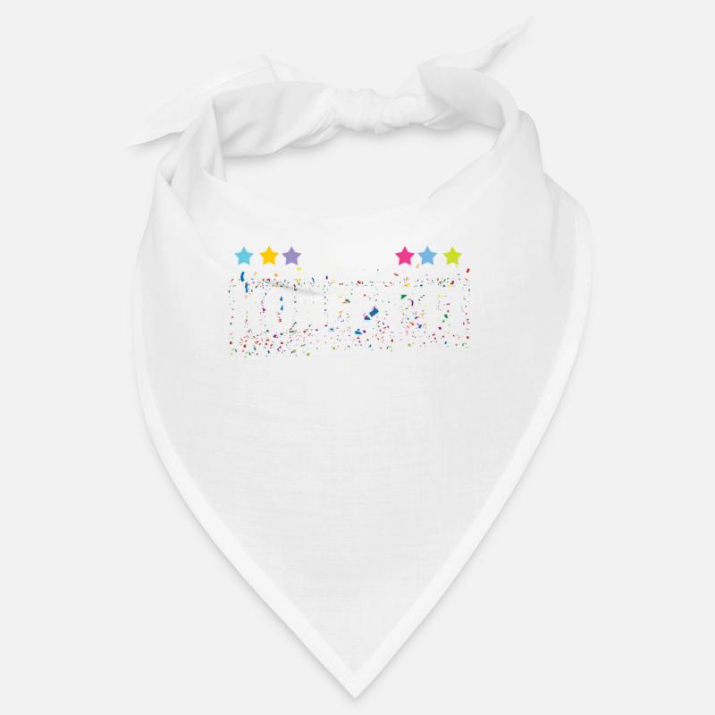Fasching Team Konfetti Bunt Karneval Spaß Feiern Bandana