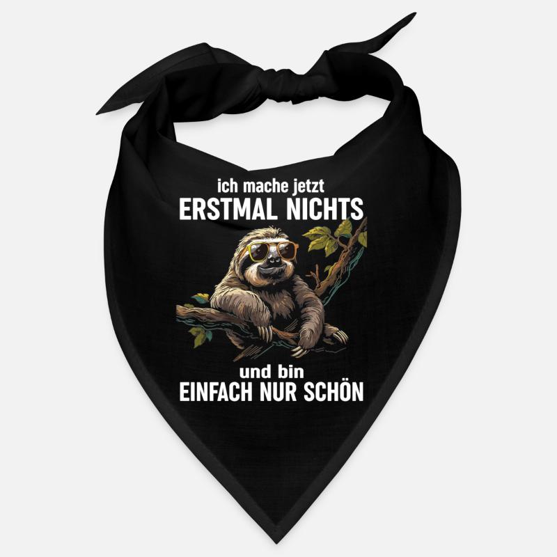 Office Humor Late Riser Sloth Bandana