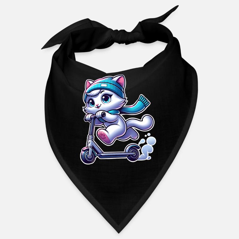 E-Scooter E-Scooter Kick Scooter Cat Bandana