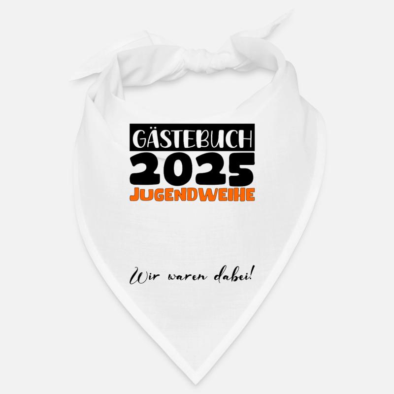 Jugendweihe 2025 Gästebuch Geschenk Mädchen Jungen Bandana