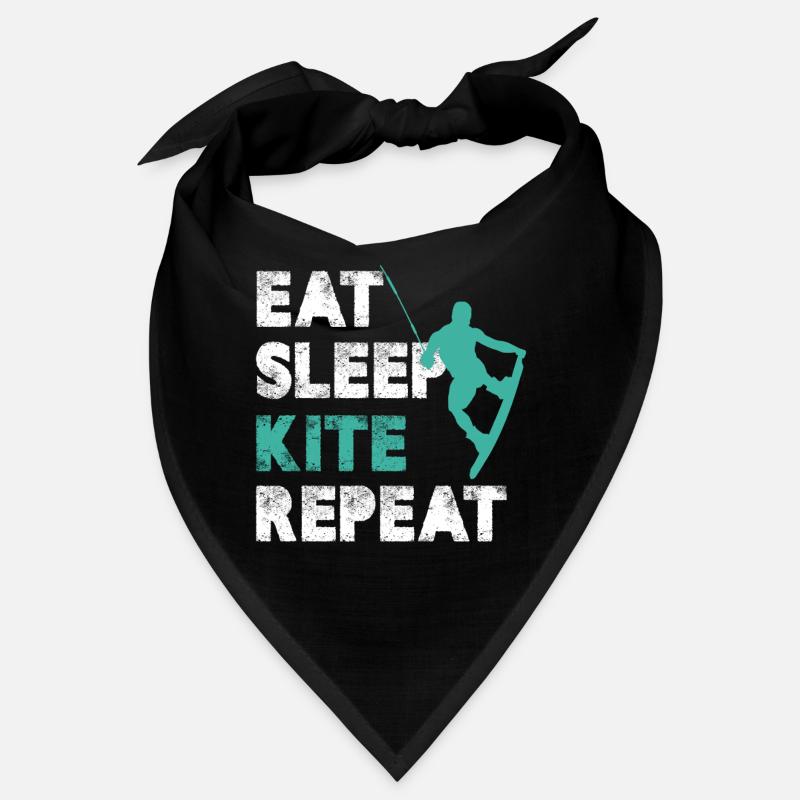 Manger Dormir Kite Repeat Waver Surfer Kiteboarding Bandana
