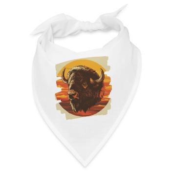 Bison - Bandana - Weiß - Vorne