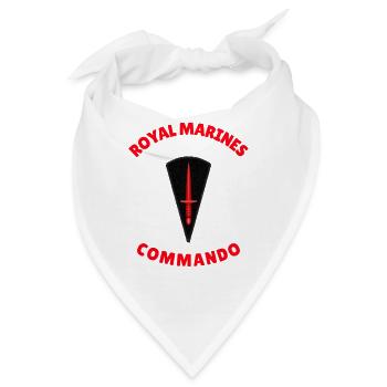 Kommando der Royal Marines - Bandana - Weiß - Vorne