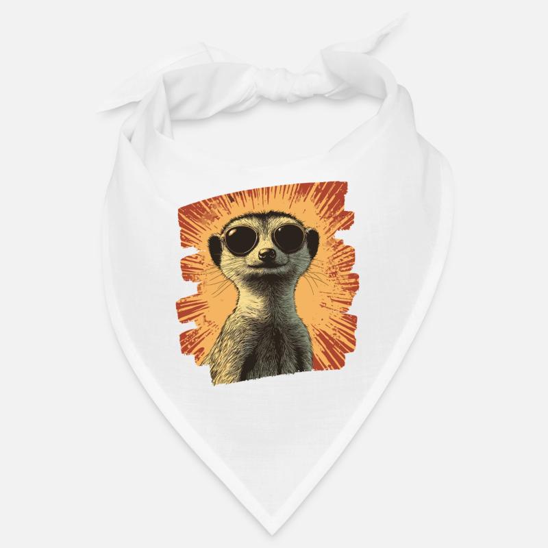 Erdmännchen Retro Bandana