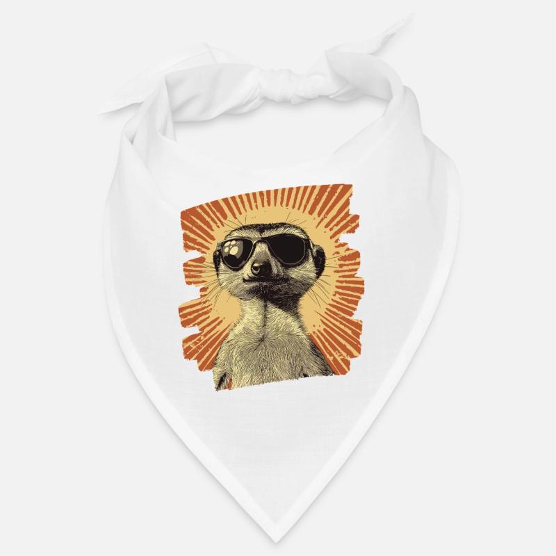 Erdmännchen Retro Bandana