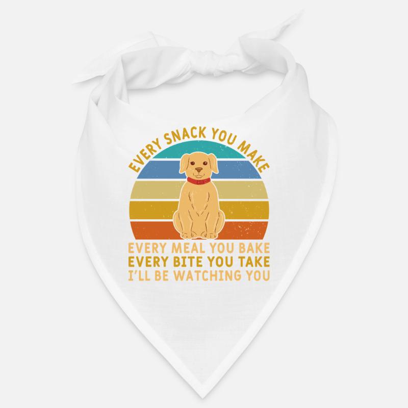 Conception de propriétaire de chien Labrador pour les amoureux des chiens Bandana