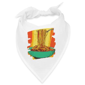 Spaghetti Bolognese - Bandana - Weiß - Vorne