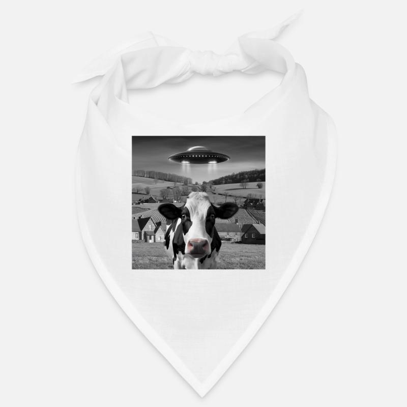 Alien Encounter Cow Selfie Bandana