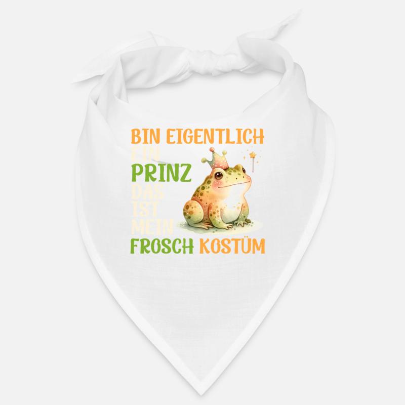 Karneval Frösche BIN EIGENTLICH EIN PRINZ FROSCH Bandana