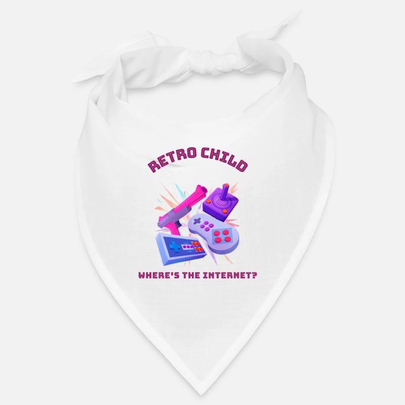 Retro child - Where's the internet? Bandana