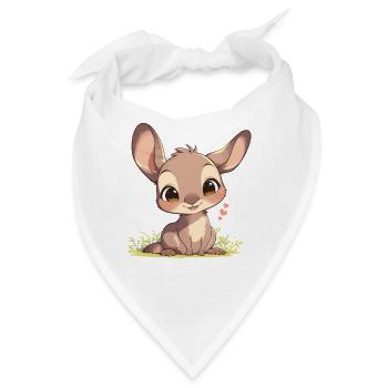 Kängurus Känguru - Bandana - Weiß - Vorne