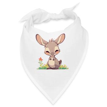 Kängurus Känguru - Bandana - Weiß - Vorne