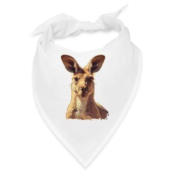 Kängurus Känguru - Bandana - Weiß - Vorne