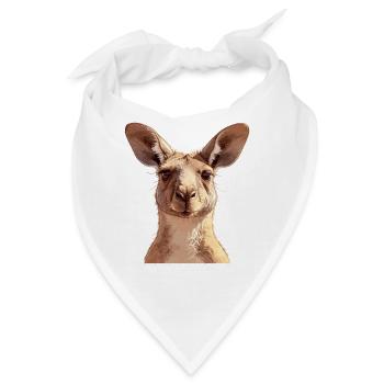 Kängurus Känguru - Bandana - Weiß - Vorne